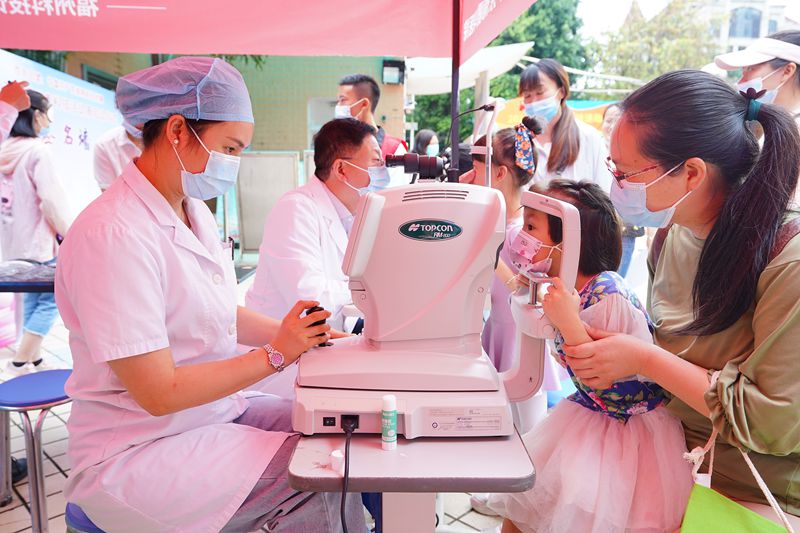 2021年福州市科技活動周開幕，眼健康科普體驗吸引百人圍觀