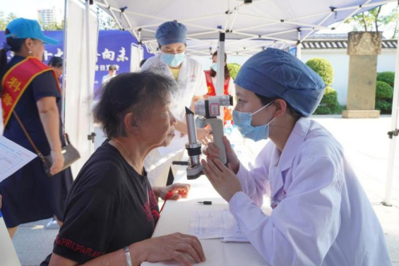福州科技館眼健康分館參加新港街道2022年全國科普日宣傳活動(dòng)