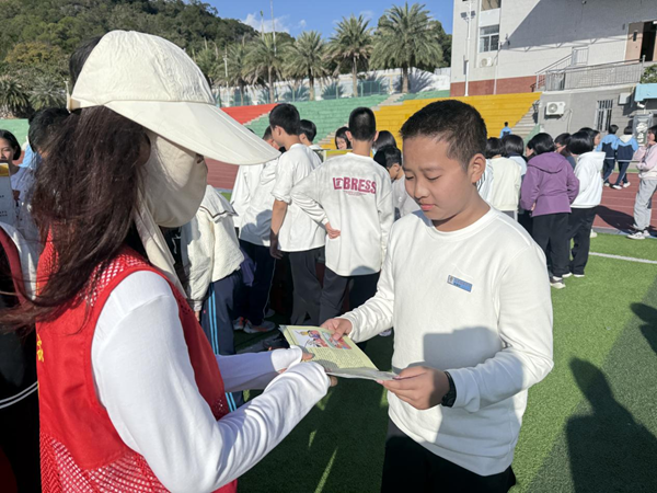 青春不“邪”行——福州市反邪教宣傳教育走進福清融城中學