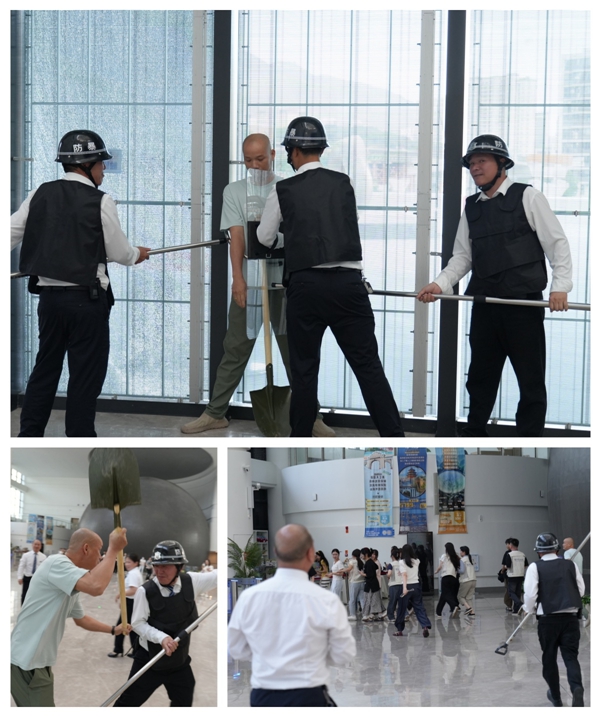 “以練筑防 護航平安”——福州科技館開展2025年防恐應急綜合演練